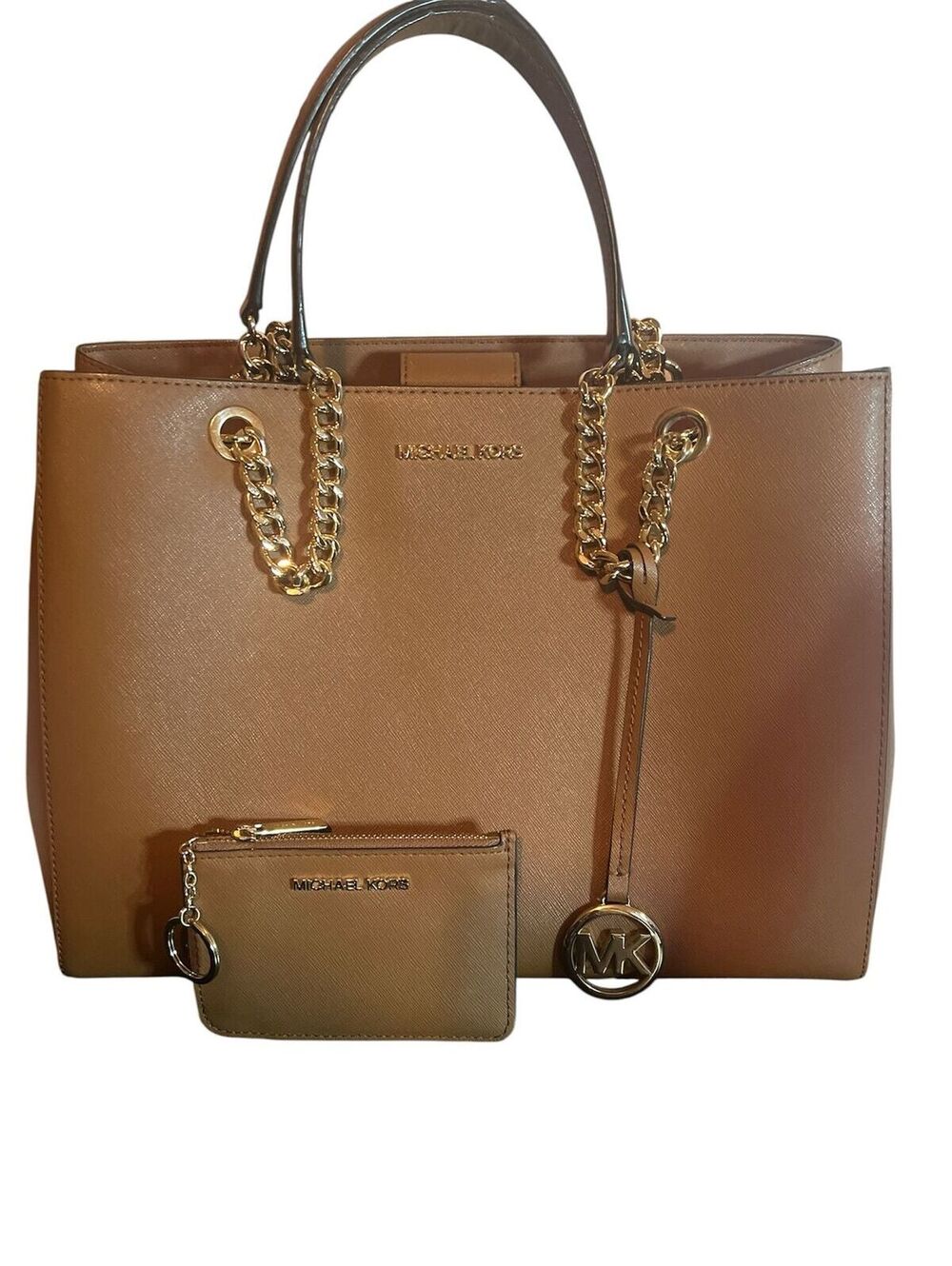 MK50. Michael Kors Susannah Large EW Tote w/matching card/coin holder